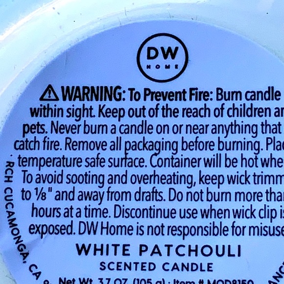 DW HOME CANDLE RELAX ESSENTIAL FRANGRANCES RICHLY SCENTED MINI NEW - Picture 3 of 3